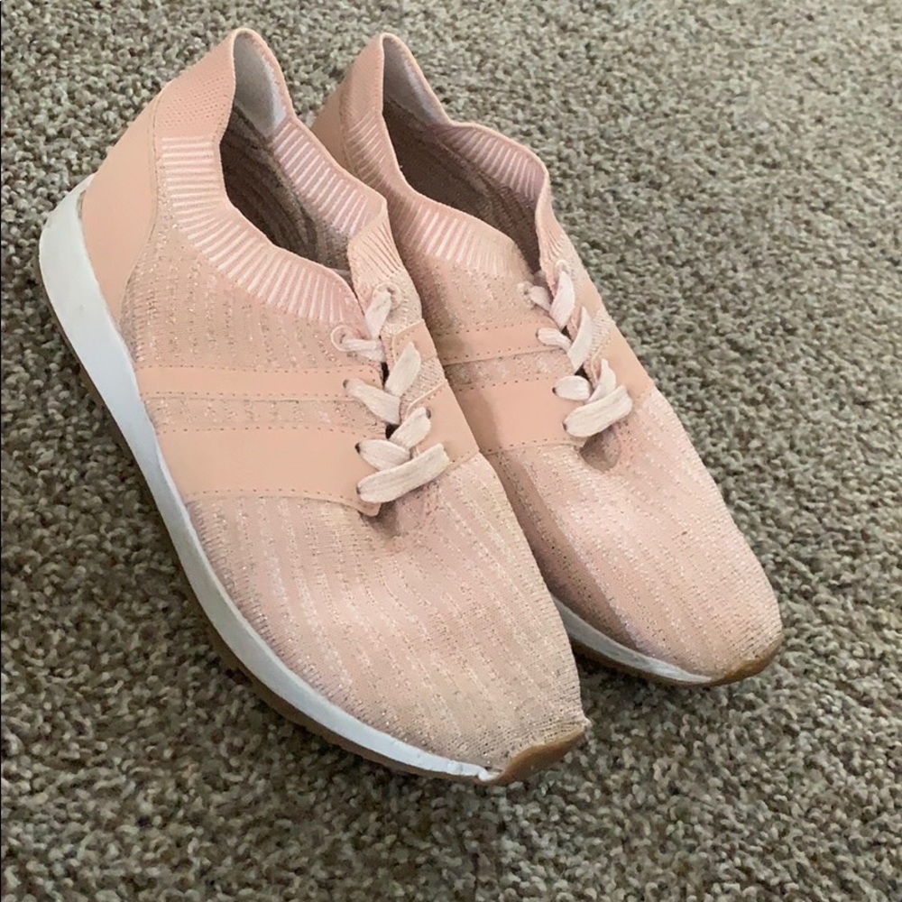 Pink sneakers